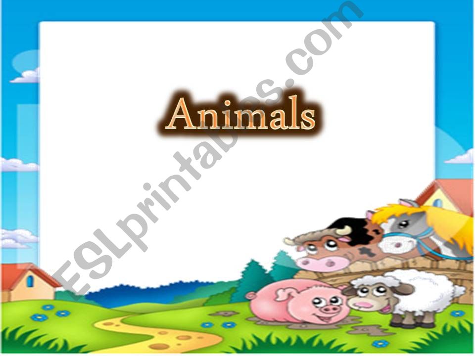 Farm Animals powerpoint