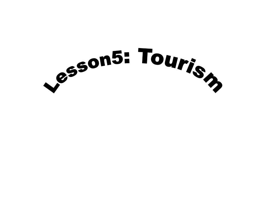 tourism powerpoint