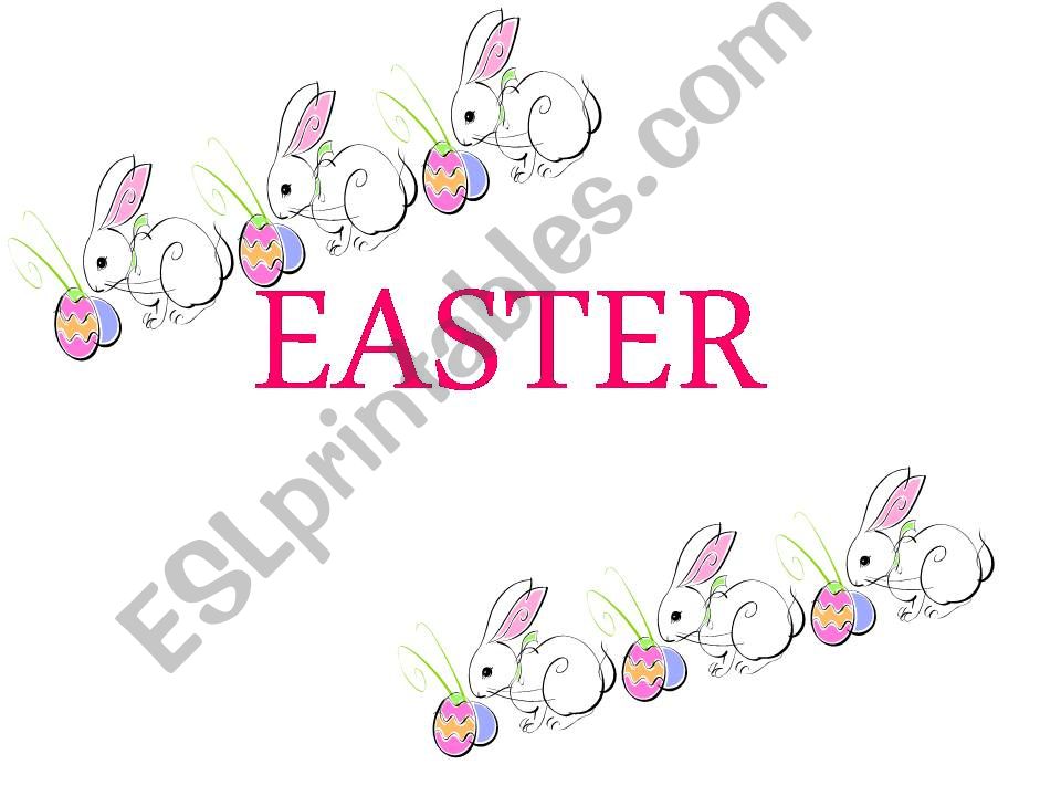 Easter Vocabulary & Bingo powerpoint