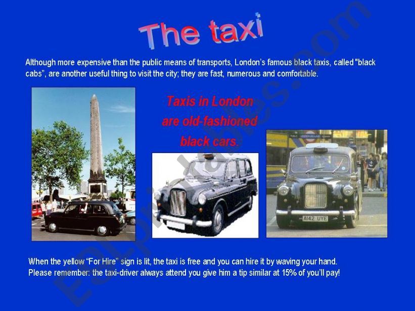London transports_2 powerpoint