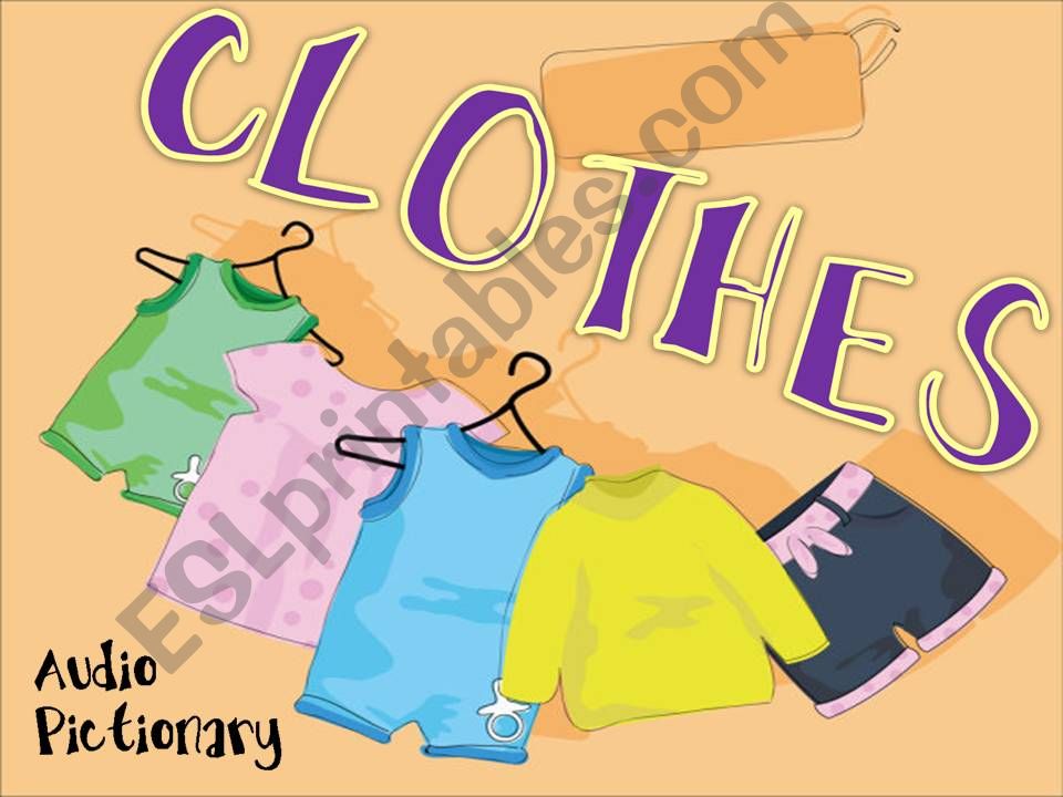 Clothes- Audio Pictionary (1/3)