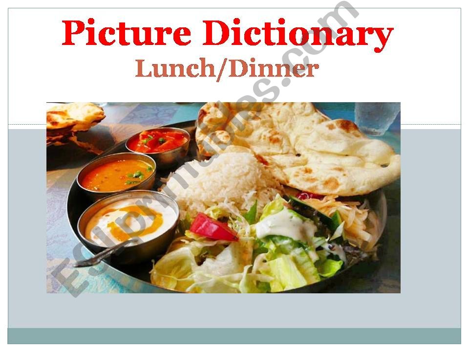 lunch - dinner powerpoint