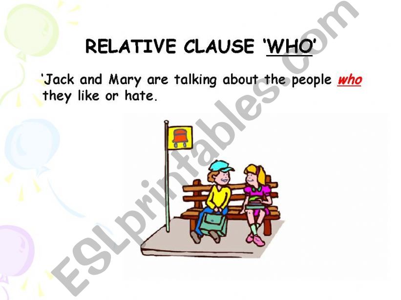 relative clauses powerpoint