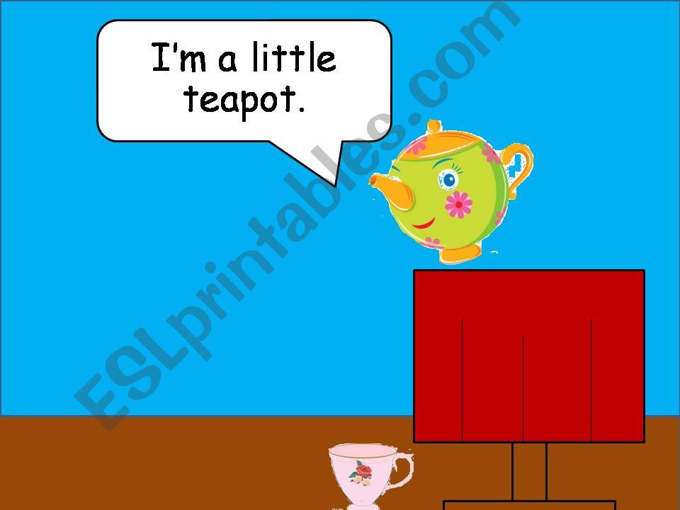 Song animation - Im a Little Teapot