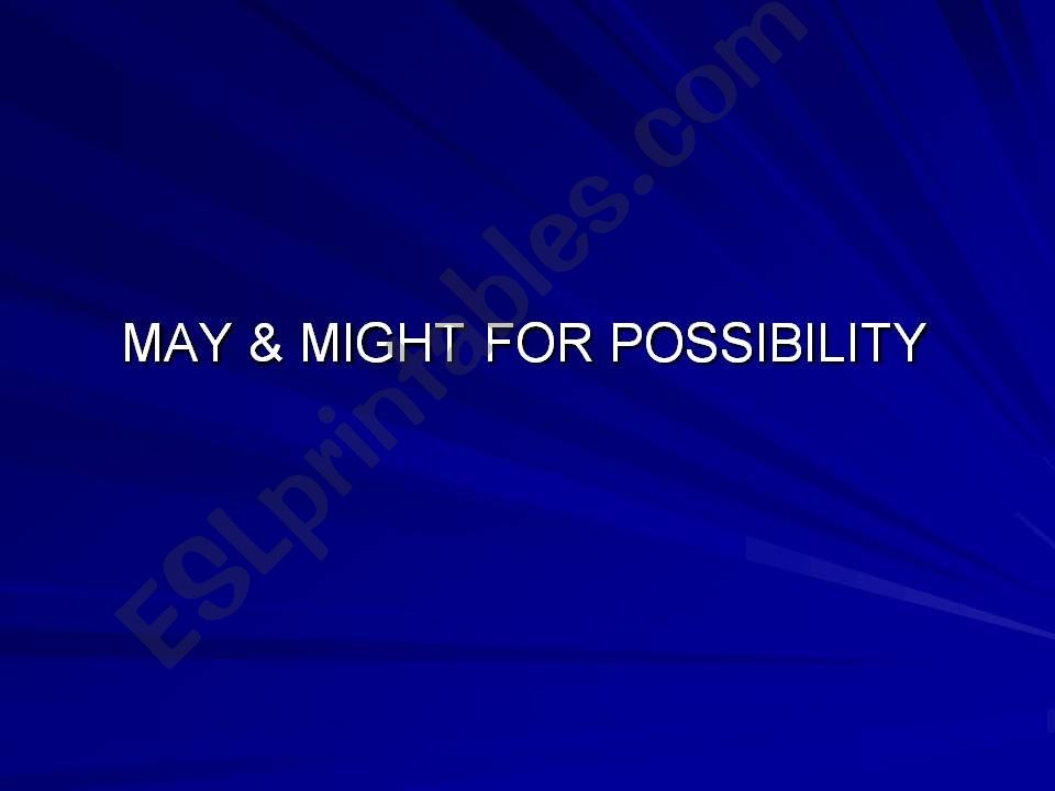 may might powerpoint