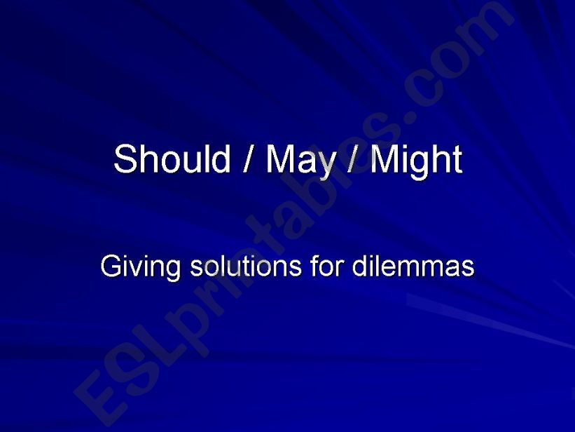 Dilemmas powerpoint