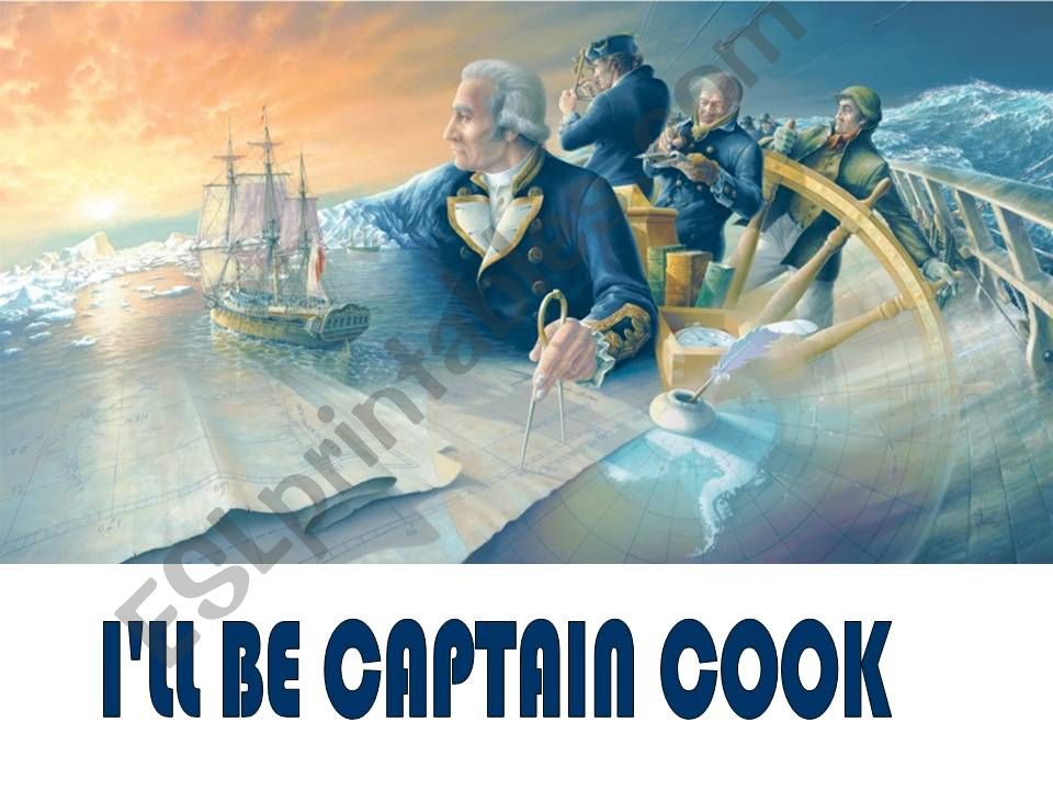 Future tenses - Ill be Captain Cook
