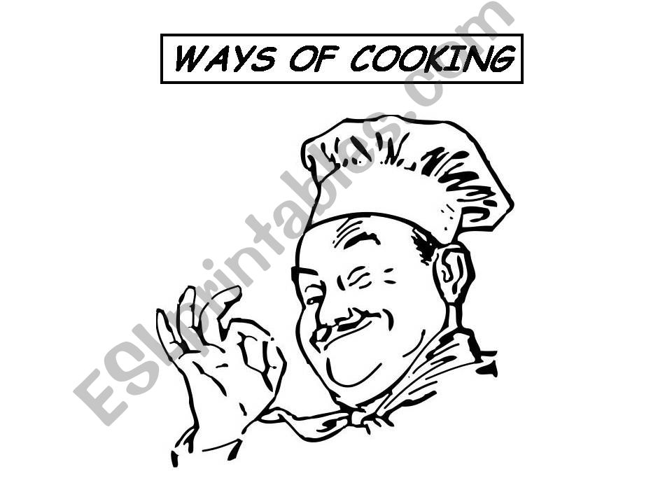 Ways of Cooking powerpoint