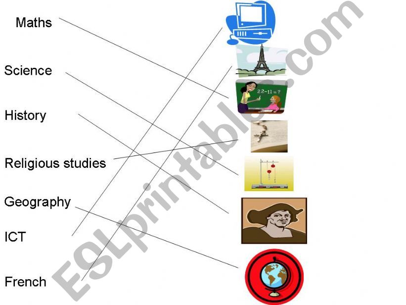 School subjects part two powerpoint