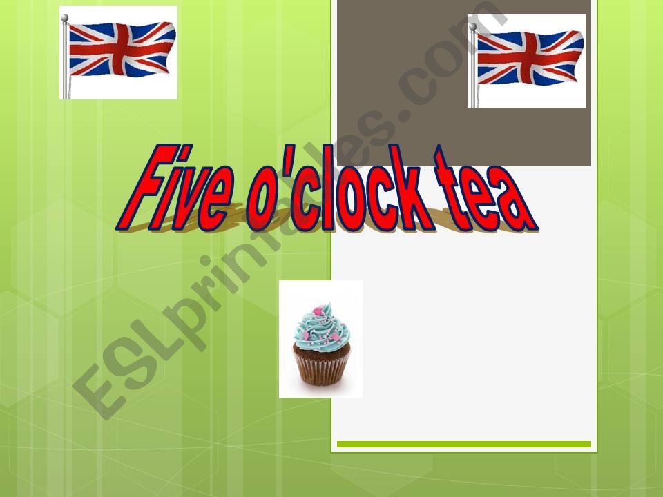 5 o´clock tea powerpoint