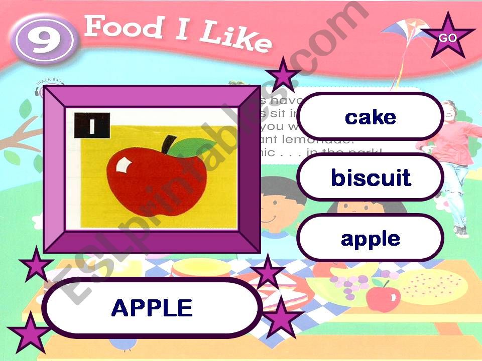Food I like game powerpoint