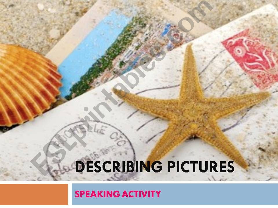 Describing pictures powerpoint