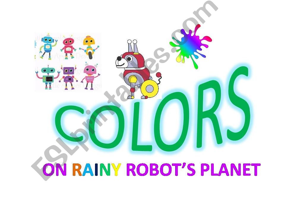 COLORS IN A FUNNY WAY + exercises and general vocabulary