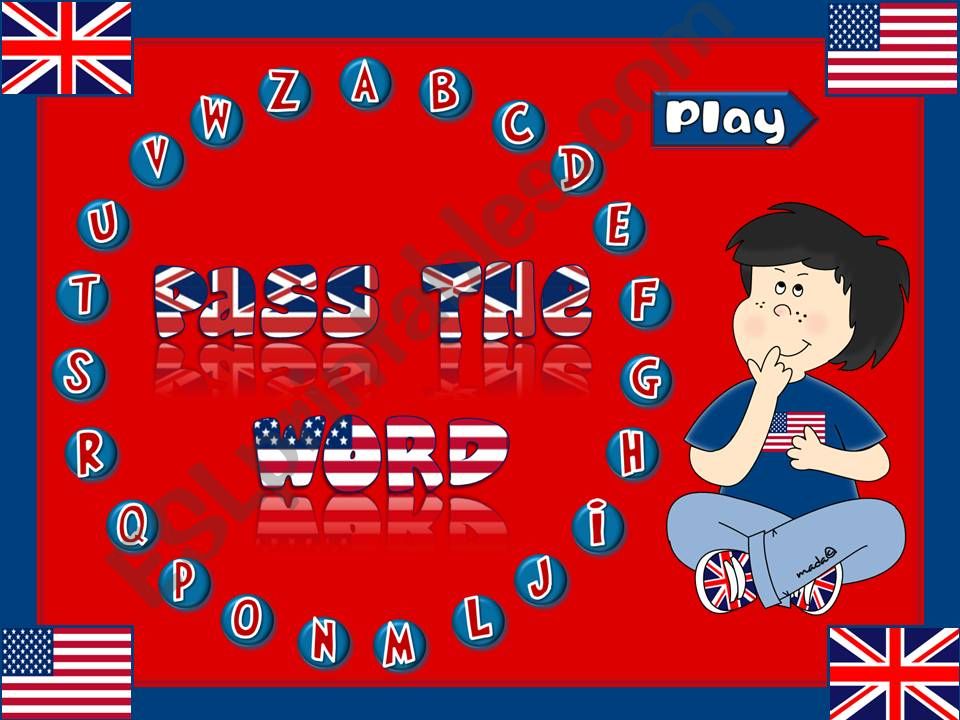 Pass the word - American vs British English *GAME* (1/6)