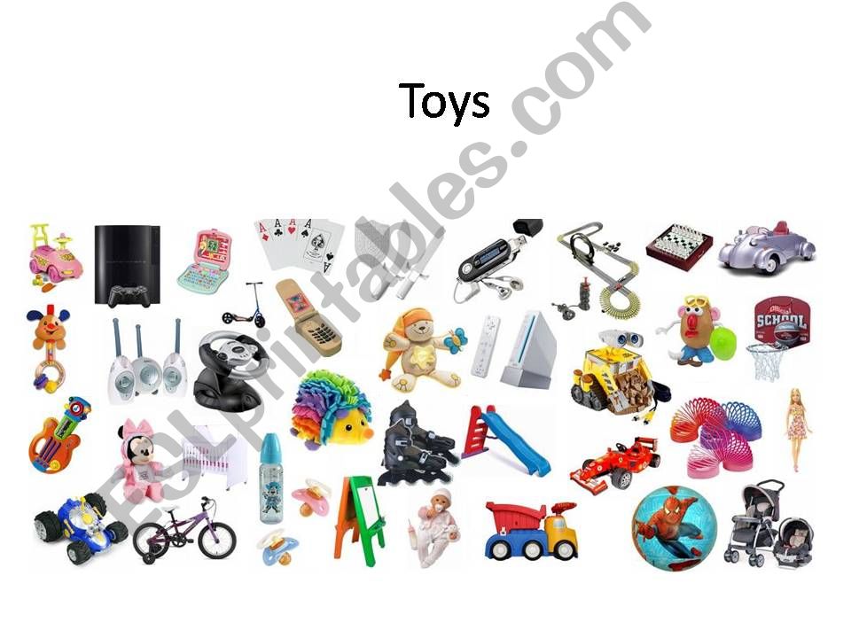 Toys Crossword Puzzle powerpoint