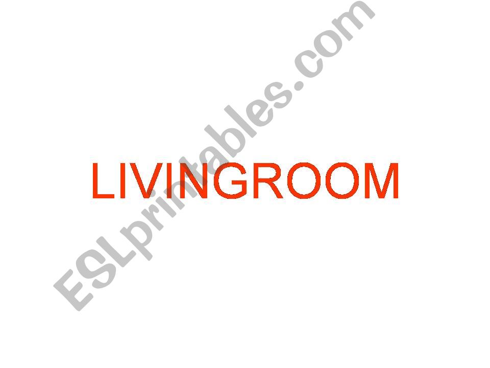 Livingroom Flashcard powerpoint