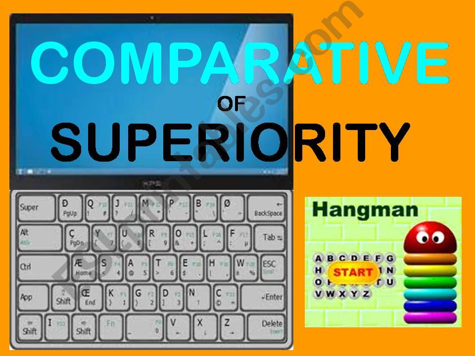 COMPARATIVE OF SUPERIORITY (spelling game)