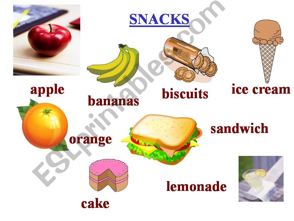 Snacks powerpoint