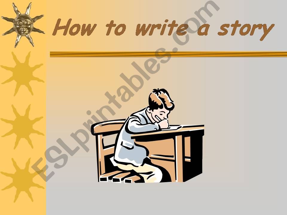 how to write a story powerpoint