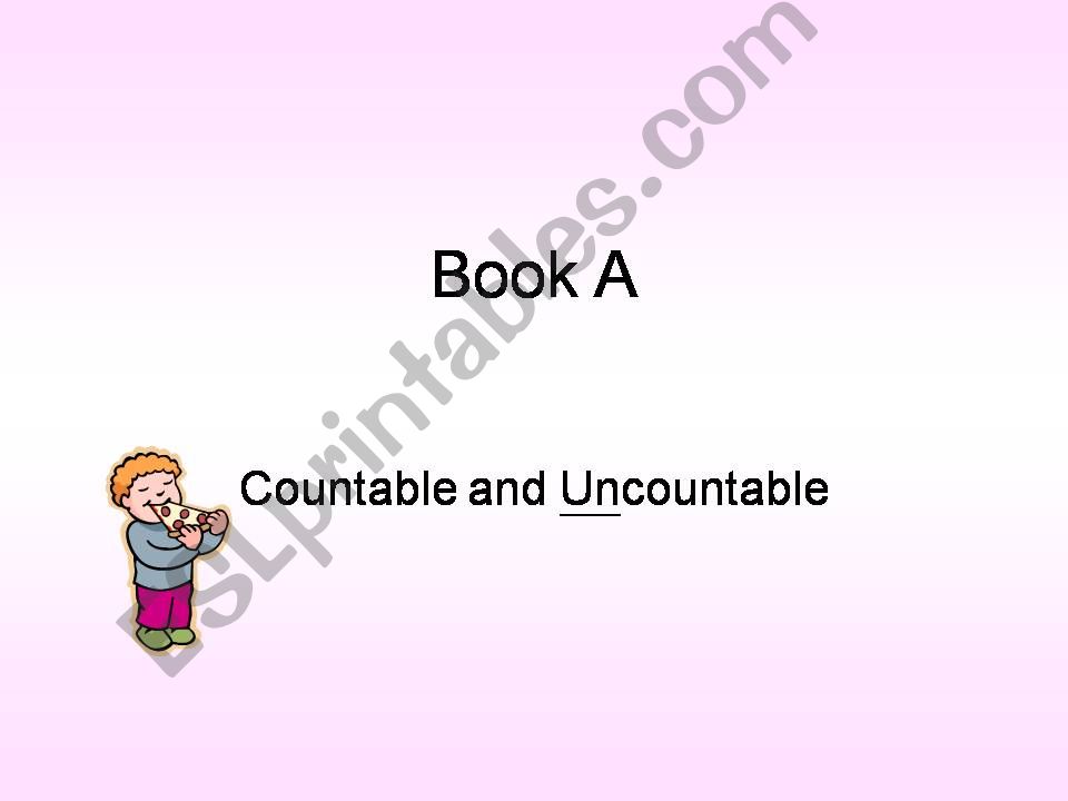 Countable and Uncountable powerpoint