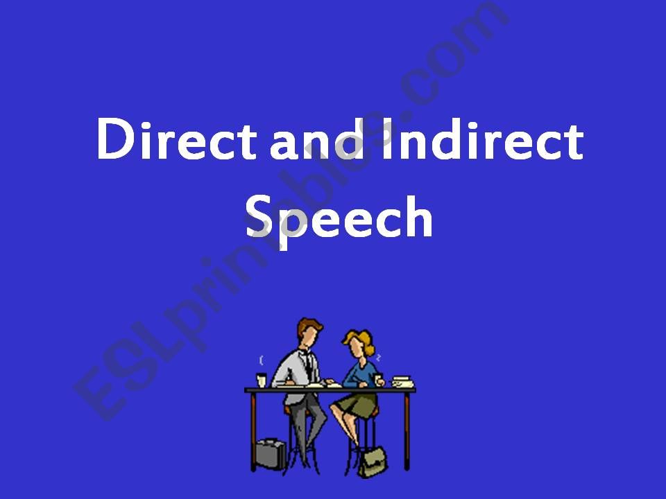Reported Speech powerpoint
