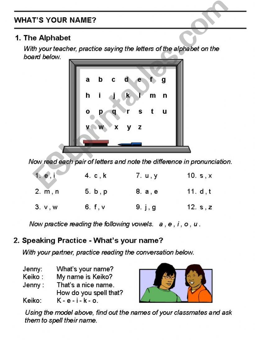 Whats your name? powerpoint