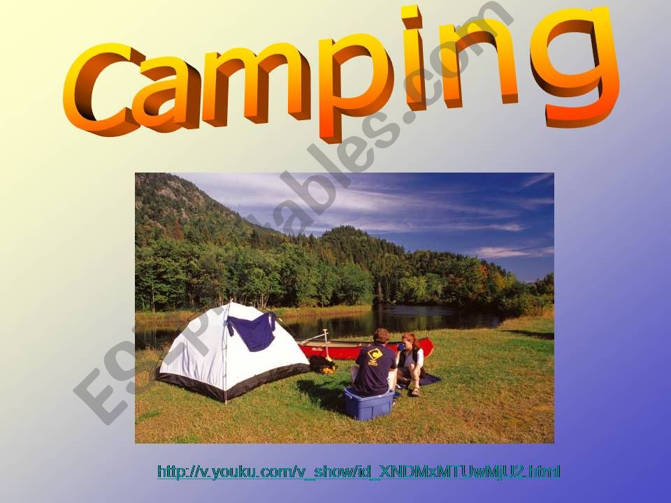 Camping powerpoint