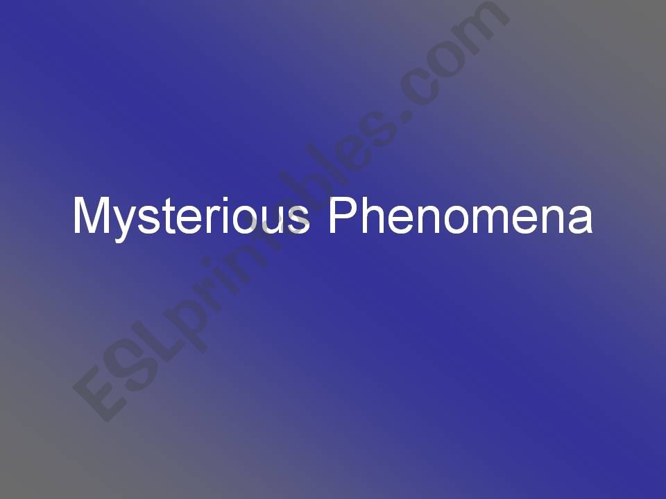 Phenonema powerpoint