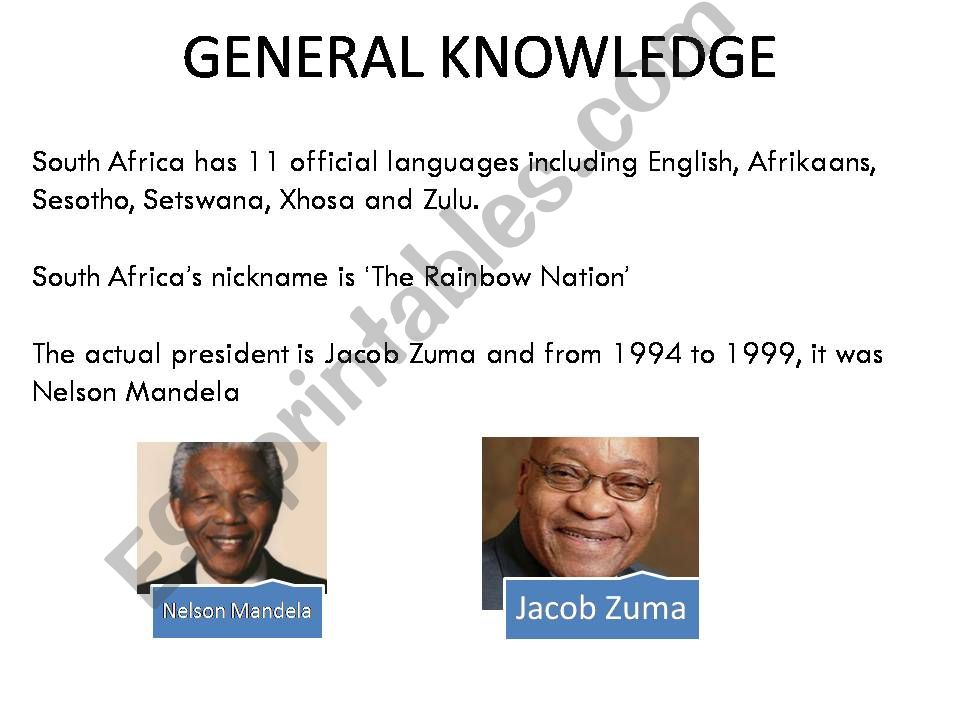 South Africa powerpoint