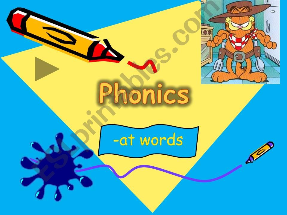 Phonics:  At Words powerpoint