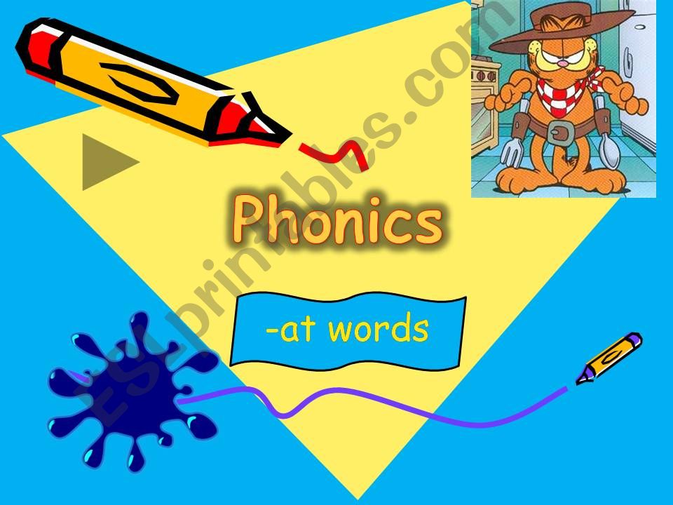 Phonics:  At Words powerpoint