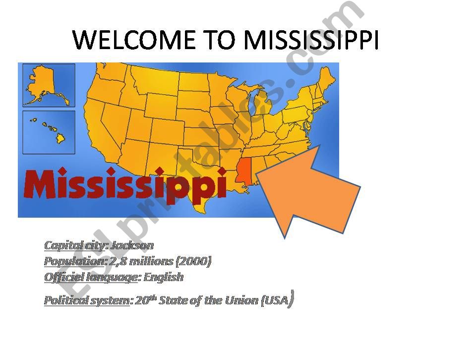 learn all about the state of Mississippi