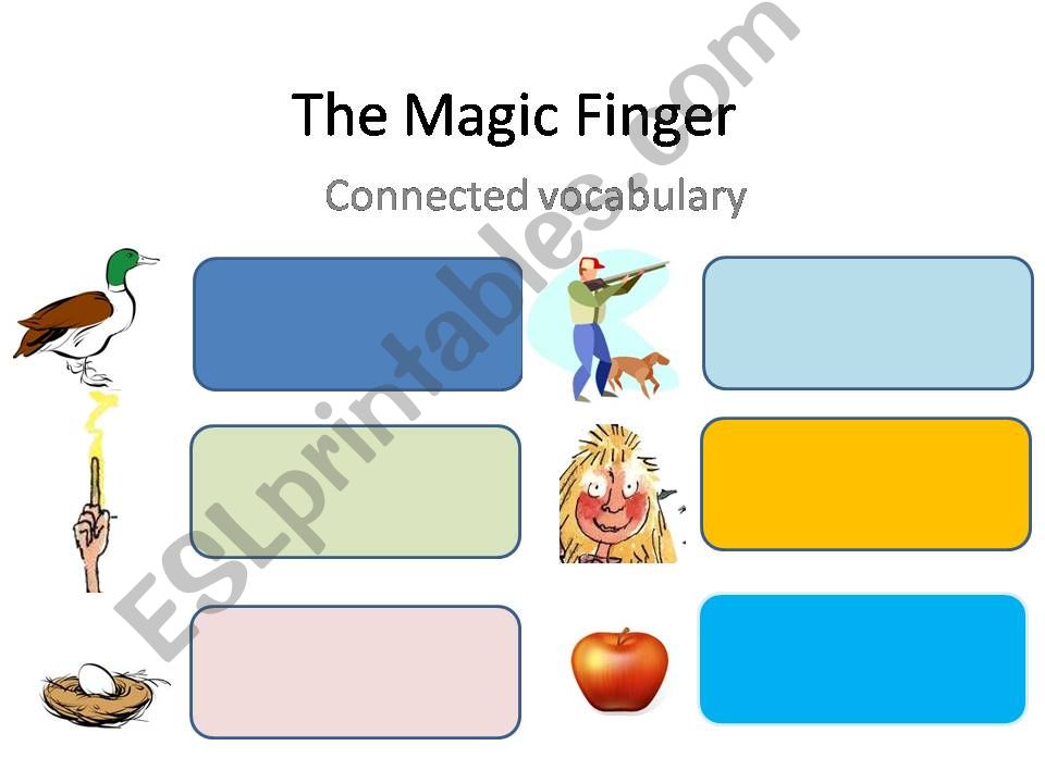 The magic Finger powerpoint