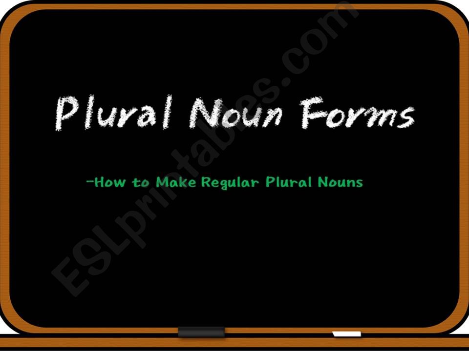 Plural Noun Forms with Hidden Picture Matching Game 