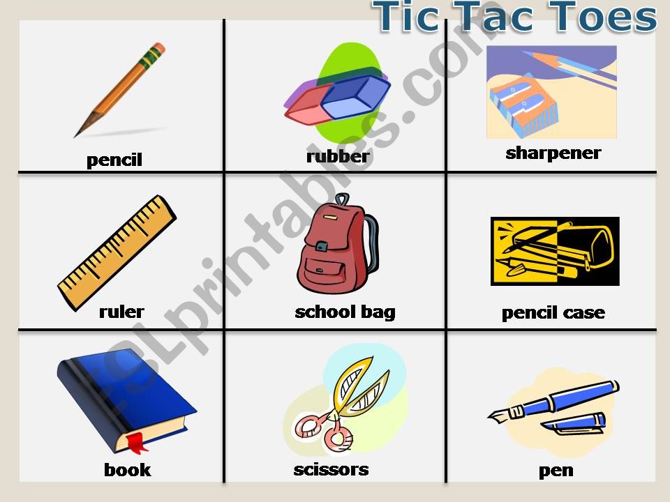 Tic Tac Toes powerpoint