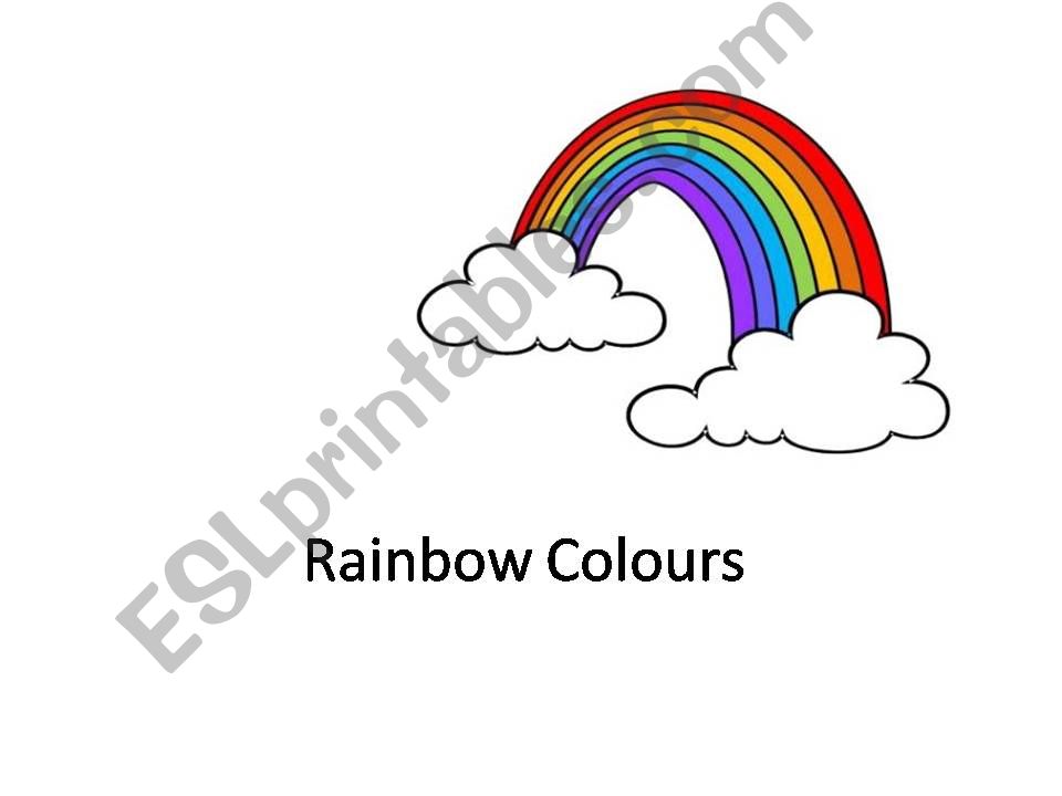 Rainbow Colours powerpoint