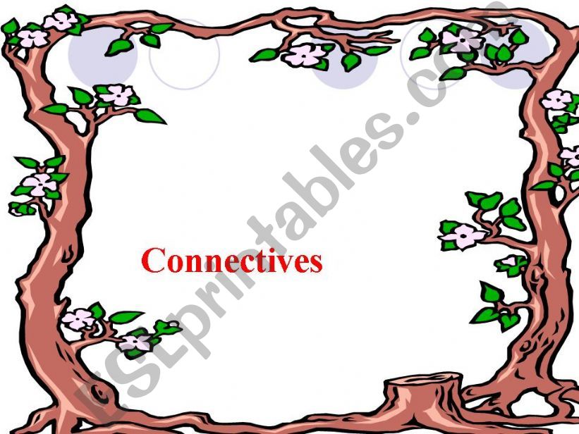 connectives powerpoint