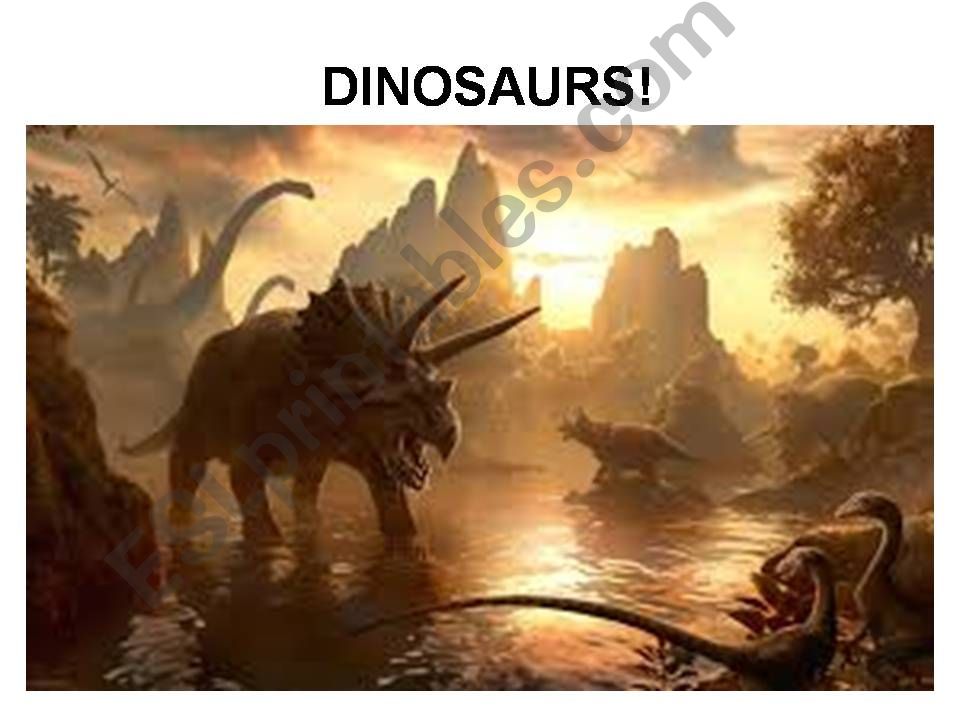 Dinosaurs powerpoint
