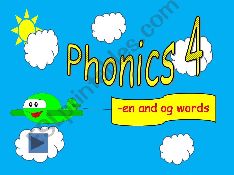Phonics: en and og words powerpoint