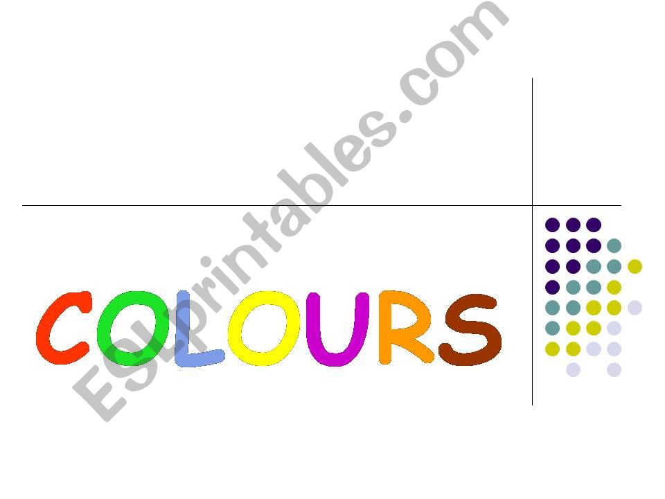 COLOURS powerpoint