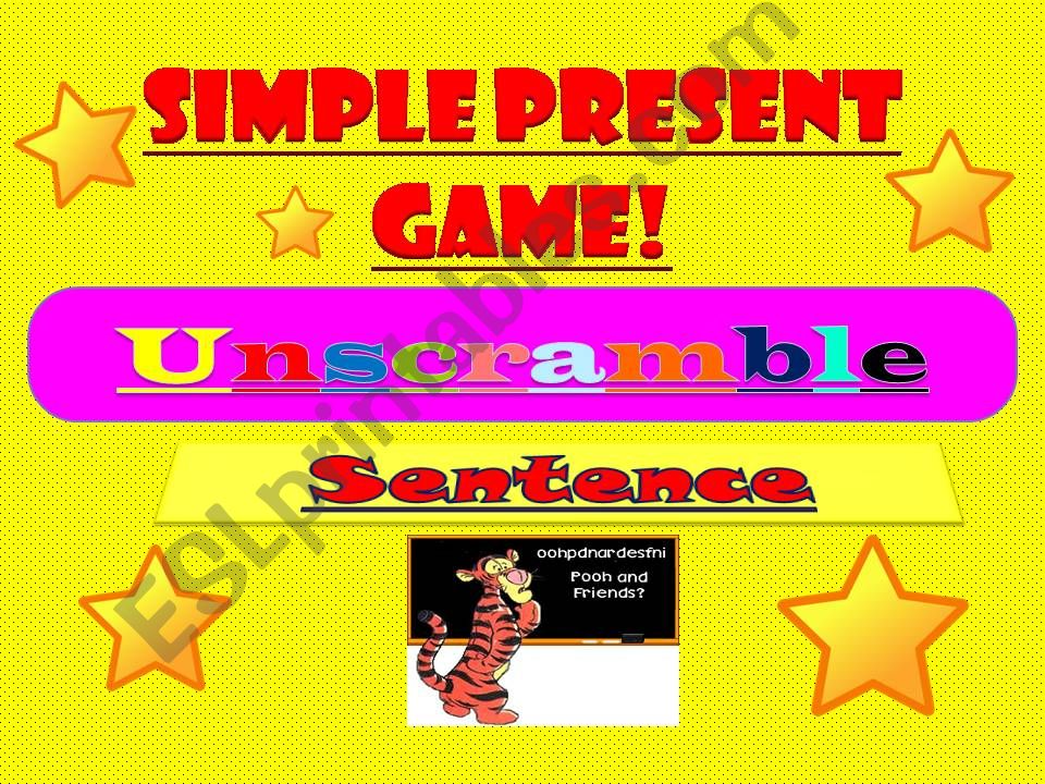 Simple Present Tense powerpoint