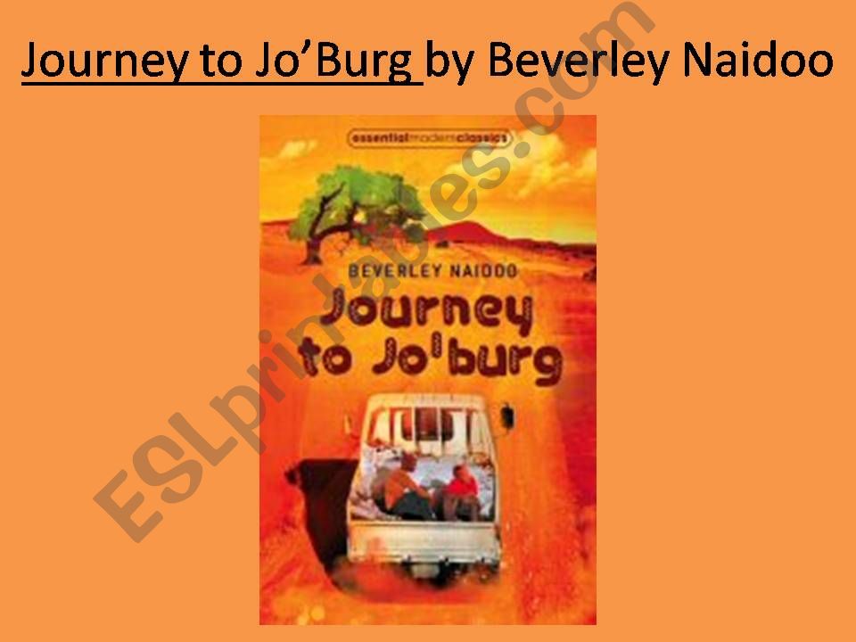 Journey to JoBurg powerpoint