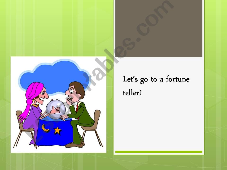 Fortune Teller Will / Won´t powerpoint