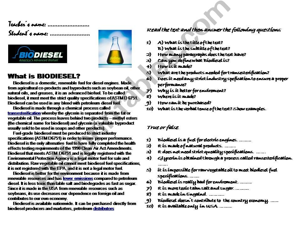 biodiesel powerpoint