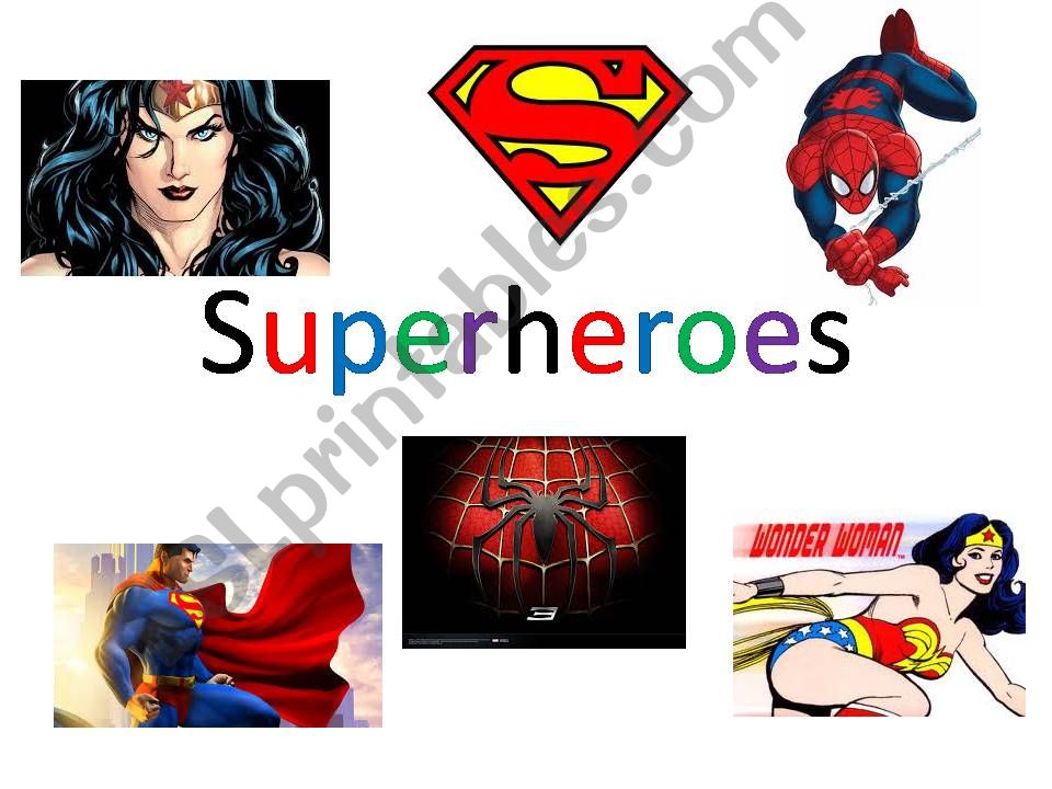 Superheroes powerpoint