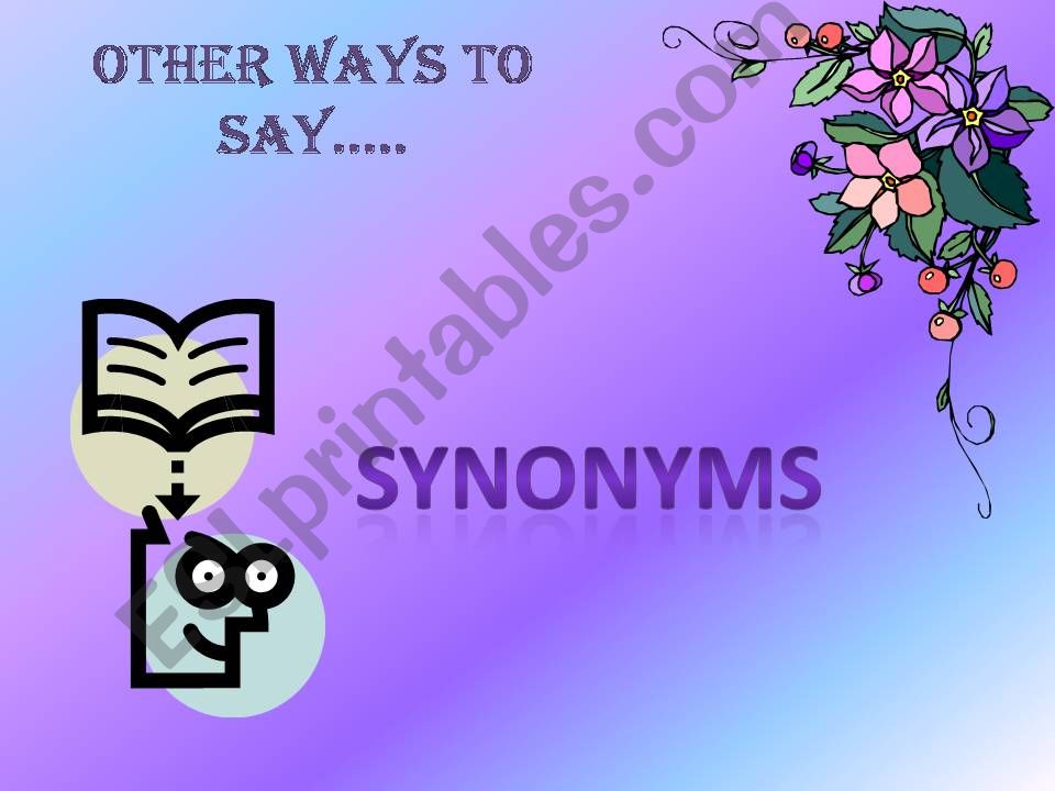 synonyms powerpoint
