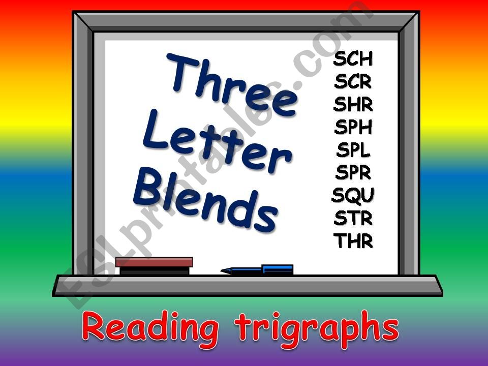 Three Letter Blends powerpoint