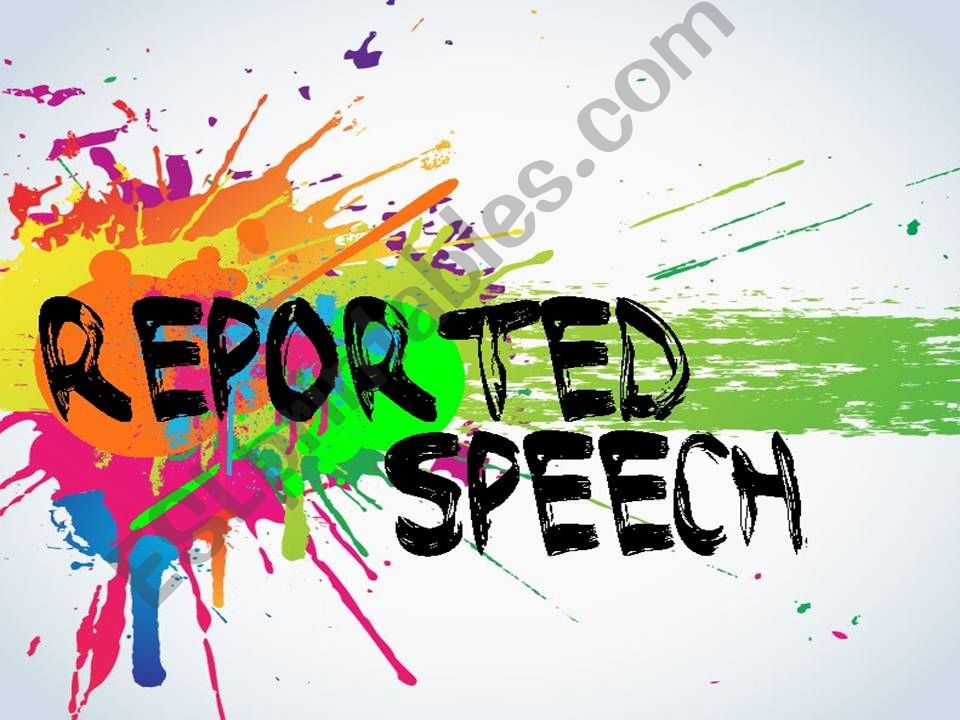 REPORTED SPEECH: SIMPSONS, FAMILY GUY & AMERICAN DAD!