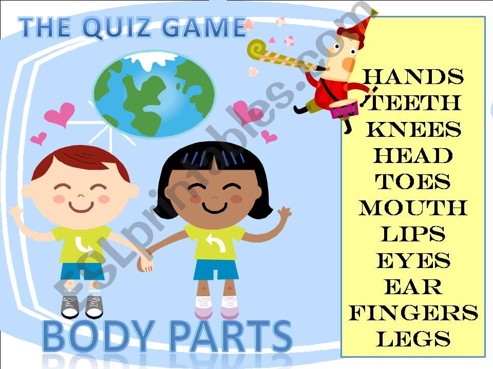 BODY PARTS powerpoint