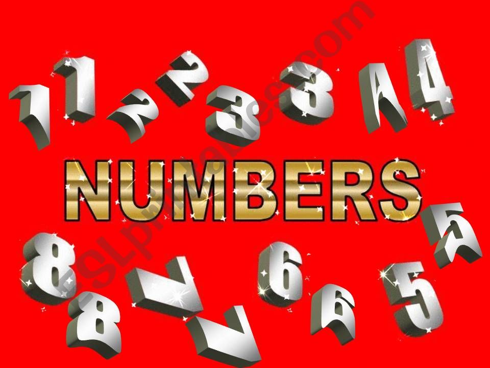 Number games powerpoint
